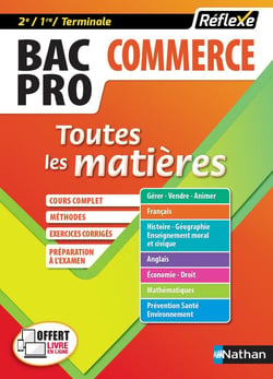 Réflexe Bac pro Tome 6 : commerce - toutes les matières - 2de ,1re, terminale (édition 2017)