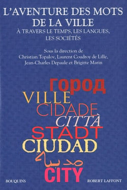 L'aventure des mots de la ville à travers le temps, les langues, les sociétés