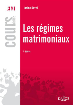 Les régimes matrimoniaux - 7e édition