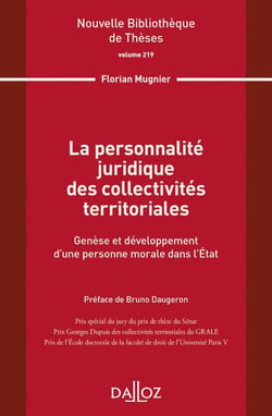 La personnalité juridique des collectivités territorial