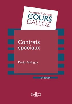 Contrats spéciaux (13e édition)
