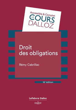 Droit des obligations (16e édition)