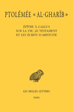 Epitre à Gallus sur la vie, le testament et les écrits d'Aristote
