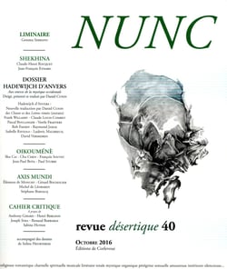 Revue nunc n.40 : dossier Hadewijch d'Anvers cahier Bill Viola
