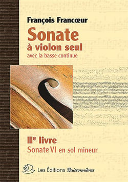 Sonate à violon seul avec la basse continue t.2 : sonate 6 en mi majeur