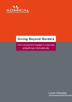 Giving beyond borders - how companies engage in corporate philanthropy internationally