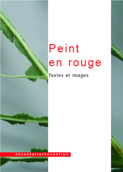 Peint en rouge