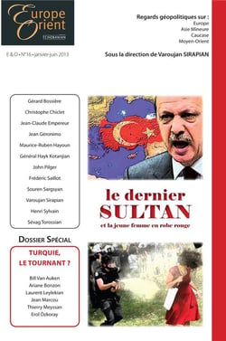 Europe & Orient n.16 : le dernier sultan et la jeune femme en robe rouge
