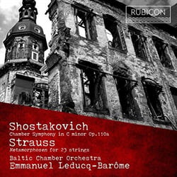 Shostakovitch, Richard Strauss - Chamber symphony, op. 110, metamophosen for 23 strings