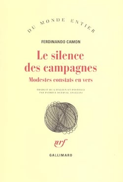 Le silence des campagnes - modestes constats en vers
