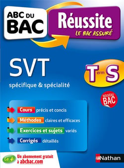 ABC du bac réussite Tome 7 : SVT - terminale S - spécifique & spécialité