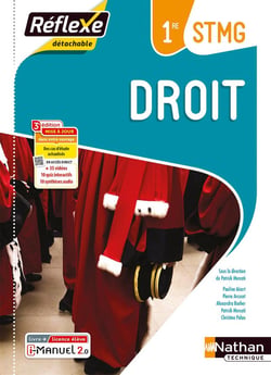 Droit - 1re STMG - livre + licence élève (édition 2023)