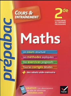 Prépabac cours & entraînement - maths - 2nde