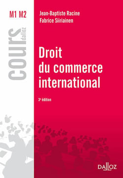 Droit du commerce international (3e édition)