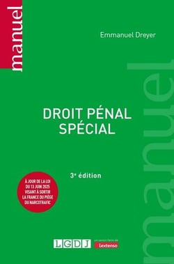 Droit pénal spécial (3e édition)