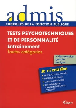 Tests psychotechniques et de personnalité - toutes catégories - je m'entraîne