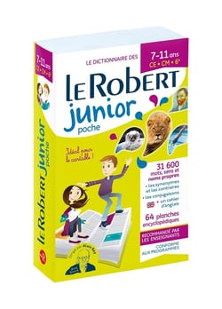 Le dictionnaire le Robert junior - 7/11 ans - CE, CM, 6e (édition