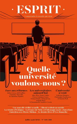 Esprit n.499-500 : quelle université voulons-nous ?