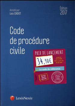 Code de procédure civile (édition 2017)