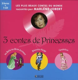 3 contes de princesses - la belle au bois dormant, blanche-neige, cendrillon