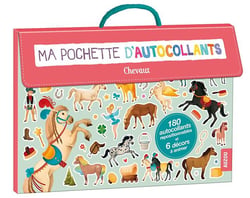 Ma pochette d'autocollants - spécial chevaux