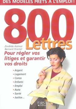 800 lettres pour regler vos litiges