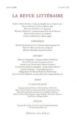 LA REVUE LITTERAIRE n.22