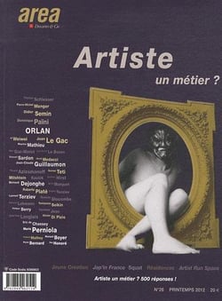 Revue area n26 artiste un métier?