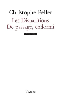 Les disparitions - de passage, endormi