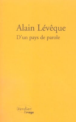 D'un pays de parole