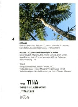 REVUE TINA Tome 4 : fictions, dossier : pôle positions esthétiques et visées, veille