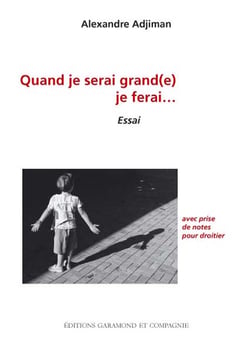 Quand je serai grand(e) je ferai... avec prise de notes pour droitiers