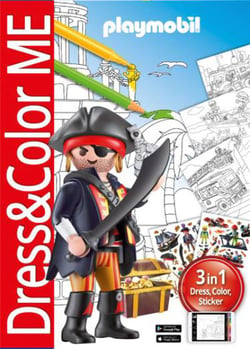 Playmobil pirates : dress & color me