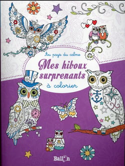 Mes hiboux surprenants à colorier