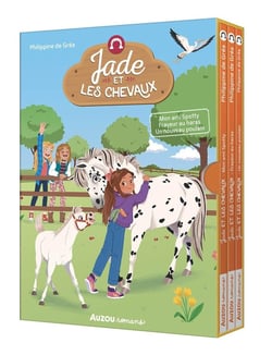 Coffret bibliothèque 1 - jade et les chevaux - tomes 1 à 3