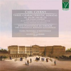 Czerny : Trois sonates caractéristiques Op.119, Op.120 et Op.121