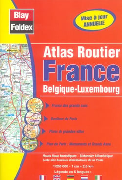 Atlas routier france belgique luxembourg