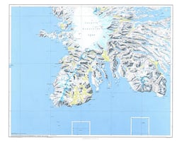 100TAA3 - Kerguelen - feuille Sud-Ouest