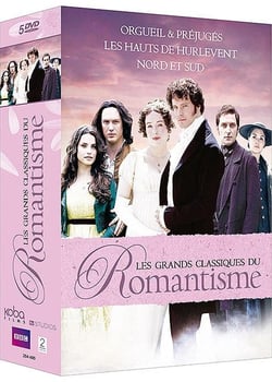 Les Grands classiques du romantisme - Coffret - Orgueil & préjugés + Nord et sud + Les hauts de Hurlevent