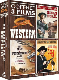 Western n° 1 - Coffret 3 films : Les colts au soleil +  Roy Colt & Winchester Jack + Colt 46