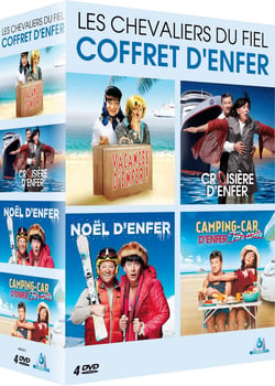 Les Chevaliers du fiel - Coffret d'enfer : Vacances d'enfer ! + Croisière d'enfer ! + Noël d'enfer + Camping-car For ever