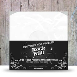 Sous-pochette papier doublée 33t x 10