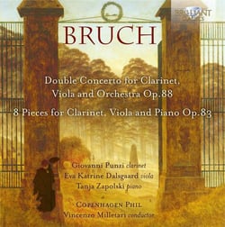Bruch : oeuvres pour clarinette et alto