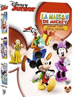 La Maison de Mickey - Coffret 3 DVD spécial voyages - À la rescousse du Père Noël + Décollage pour Mars + La course en ballon avec Donald