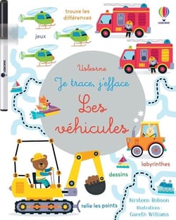 Je trace, j'efface : Je trace, j'efface - Les véhicules