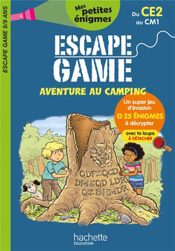 Escape game - aventure au camping - du CE2 au CM1
