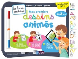 Les livres-ardoises - mes premiers dessins animés - à partir de 3 ans (édition 2017)