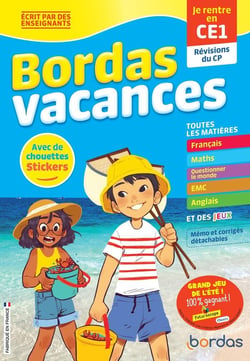 Bordas vacances : je rentre en CE1 (édition 2022)