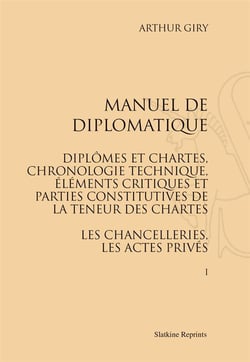 Manuel de diplomatique