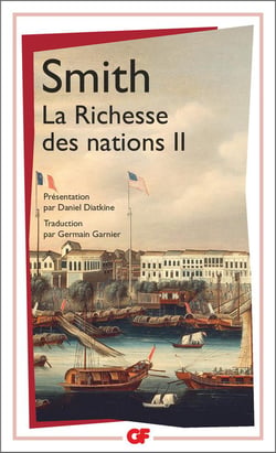 La richesse des nations Tome 2